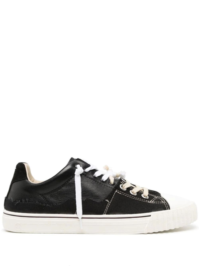 Maison Margiela Black Evolution Sneakers In Multi-colored