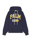 Moncler Genius X Palm Angels Palm Hoodie In Blue