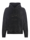 Dsquared2 Hooded Sweatshirt  In Grigio Antracite