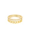 JUVELL JUVELL 18K PLATED CZ RING