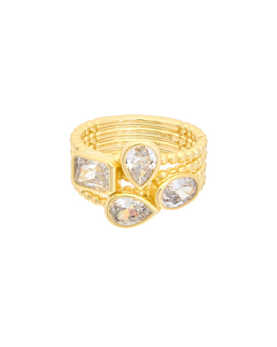 JUVELL JUVELL 18K PLATED CZ RING