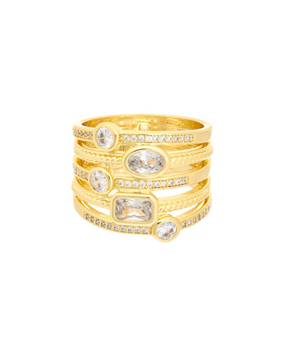 Juvell 18k Plated Cz Ring