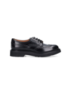 Church's Lace-up Brogue Calfskin Leather Shoes In Black  