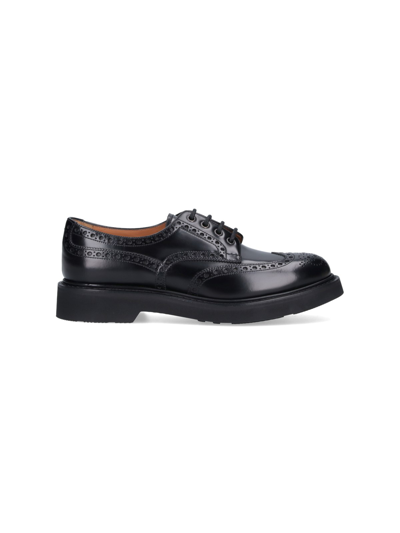 Church's "brogues Burwood" Derby Shoes In Black  