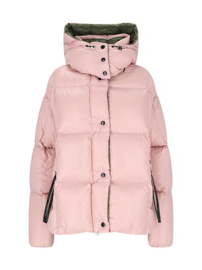 Moncler Parana Quilted Nylon Down Jacket In Pink