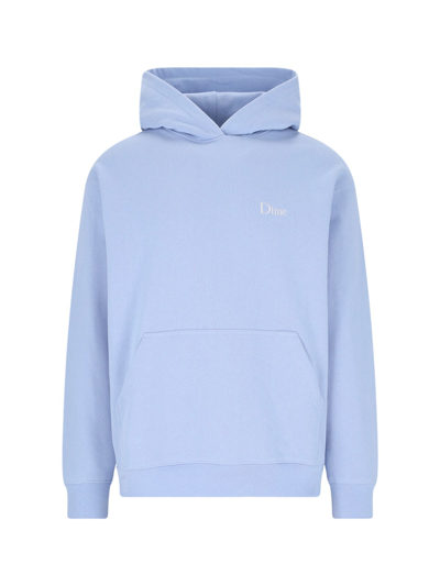 Dime Logo Sweatshirt In Light Blue