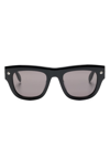 Alexander Mcqueen Tinted Square-frame Sunglasses In Black  