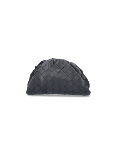 Bottega Veneta Mini Braided Pouch In Black  