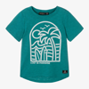 ROCK YOUR BABY GREEN COTTON LOST IN PARADISE T-SHIRT