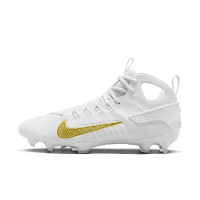 Nike Men's Huarache 9 Elite Lax Lacrosse Cleats In White