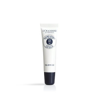 L'occitane Shea Butter Ultra Rich Lip Balm In White