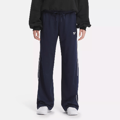 Reebok Identity Back Vector Tricot Track Pants In Blue