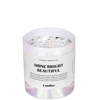 Candier Shine Bright Beautiful Babe Candle 255g In White