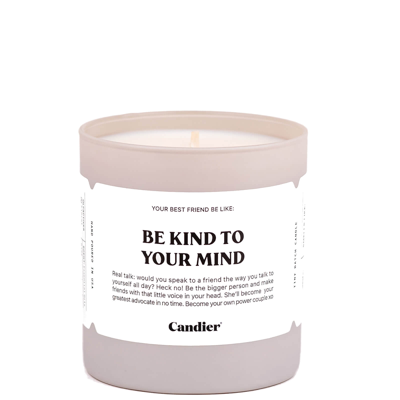 Candier Be Kind To Your Mind Candle 255g In Purple