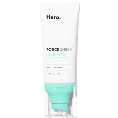 Hero Cosmetics Force Shield Superlight Sunscreen Spf30 50ml In White