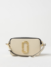 Marc Jacobs Snapshot Bag In Saffiano Leather In Dove Grey