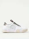 Just Cavalli Tiger Head-motif Low-top Sneakers In White
