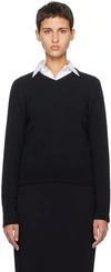 THE ROW NAVY ENRICA SWEATER