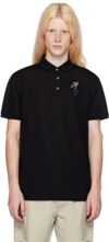 RALPH LAUREN PURPLE LABEL BLACK POLO BEAR POLO