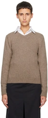 THE ROW BROWN ENRICA SWEATER
