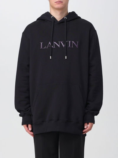 Lanvin Sweatshirt  Herren Farbe Schwarz In Black