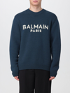 Balmain Pullover  Herren Farbe Grün In Blue