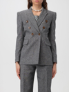 Vivienne Westwood Wool-blend Double Breasted Blazer In Grey