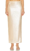 Lovers & Friends X Bridget Lilium Skirt In Beige