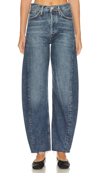AGOLDE LUNA PIECED WIDE LEG JEANS