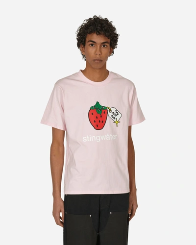 Stingwater Very Speshal Organic Strawberry T-shirt In Pink