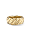DAVID YURMAN WOMEN'S SCULPTED CABLE BAND RING IN 18K YELLOW GOLD