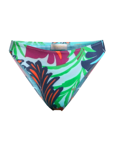 Ramy Brook Isla Flower Printed Bikini Bottom In Multi Flower Swim