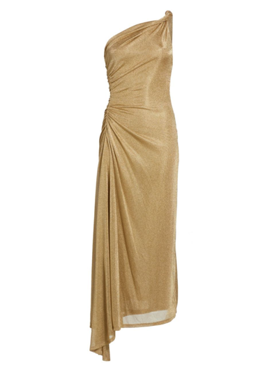 Tove Women's Vivien Gathered Midi-dress In Gold