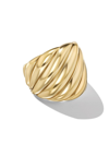 DAVID YURMAN WOMEN'S SCULPTED CABLE RING IN 18K YELLOW GOLD