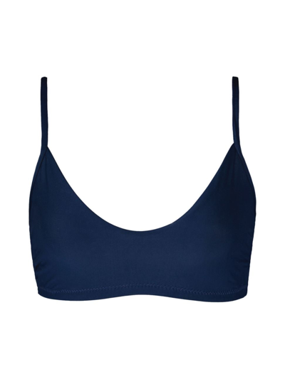 Commando Women's Butter Bralette In Navy