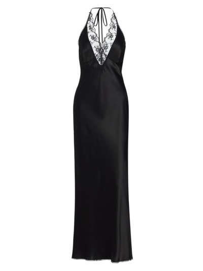 Sir. Women's Reflexión Aries Silk Halter Gown In Black