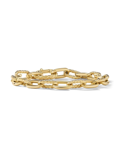 David Yurman Men's Dy Madison Chain Bracelet In 18k Yellow Gold