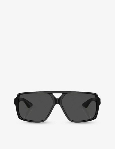OLIVER PEOPLES WOMENS BLACK OV5520SU 1977C SQUARE-FRAME ACETATE SUNGLASSES