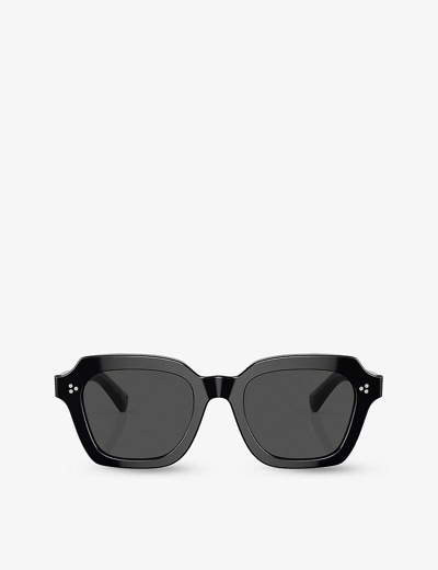Oliver Peoples Kienna Square-frame Sunglasses In Black