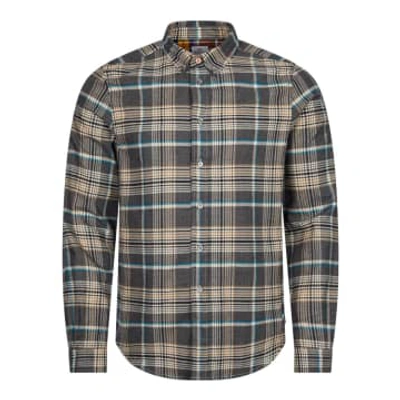 Paul Smith Tailored Check Shirt In Grey