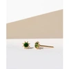ZOE AND MORGAN STELLA GOLD CHROME DIOPSIDE EARRINGS
