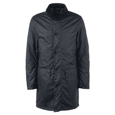 BARBOUR BARBOUR WAX MAC NAVY & FOREST MIST