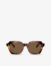 Oliver Peoples Kienna Square-frame Sunglasses In Brown