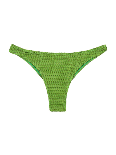 Vix By Paula Hermanny Women's Basic Full-coverage Bikini Bottom In Light Green