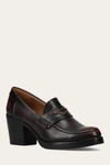 The Frye Company Frye Jean Loafer Loafers In Black Cherry