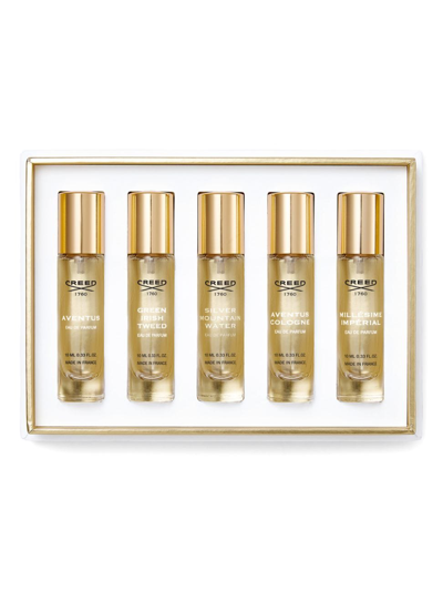 Creed Men's 5-piece Eau De Parfum Holiday Discovery Set In Gold