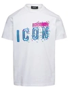 Dsquared2 Icon-print Cotton T-shirt In White