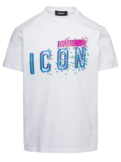 Dsquared2 Icon-print Cotton T-shirt In White