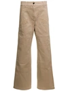 Palm Angels Gd Bull Cargo Pants In Neutrals
