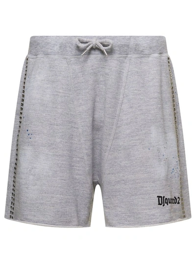 Dsquared2 Shorts With Logo In Grey